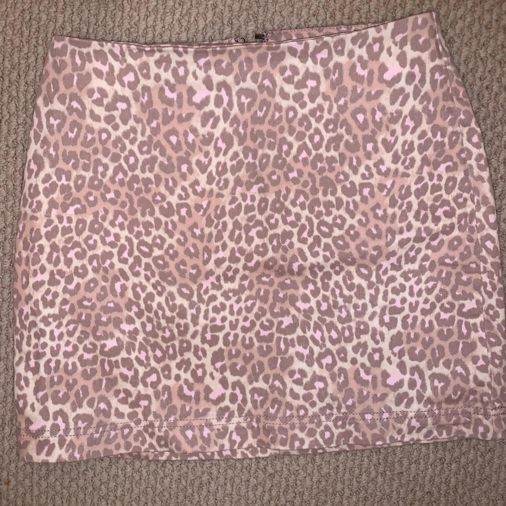 Cheetah print wild fable skirt